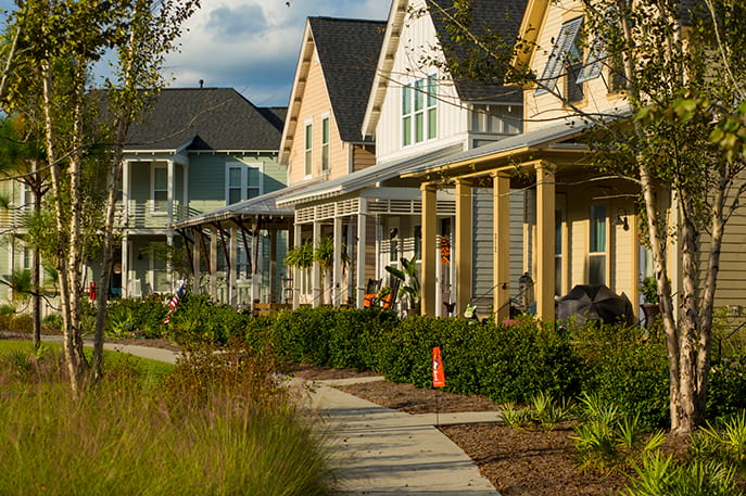 RowofHomes of the Developer at Nexton