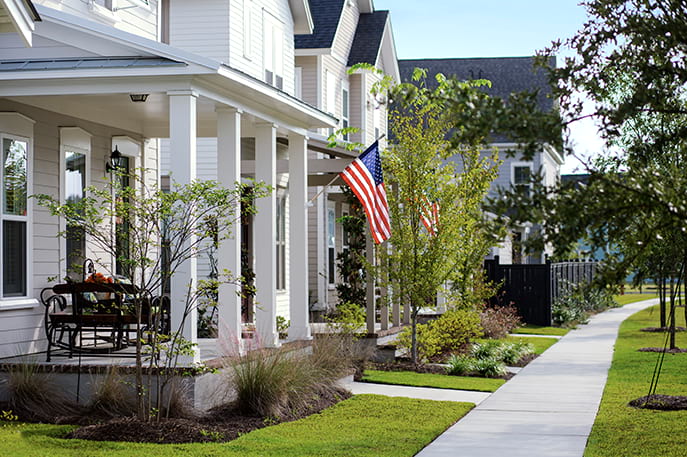 Sidewalk of the Developer at Nexton