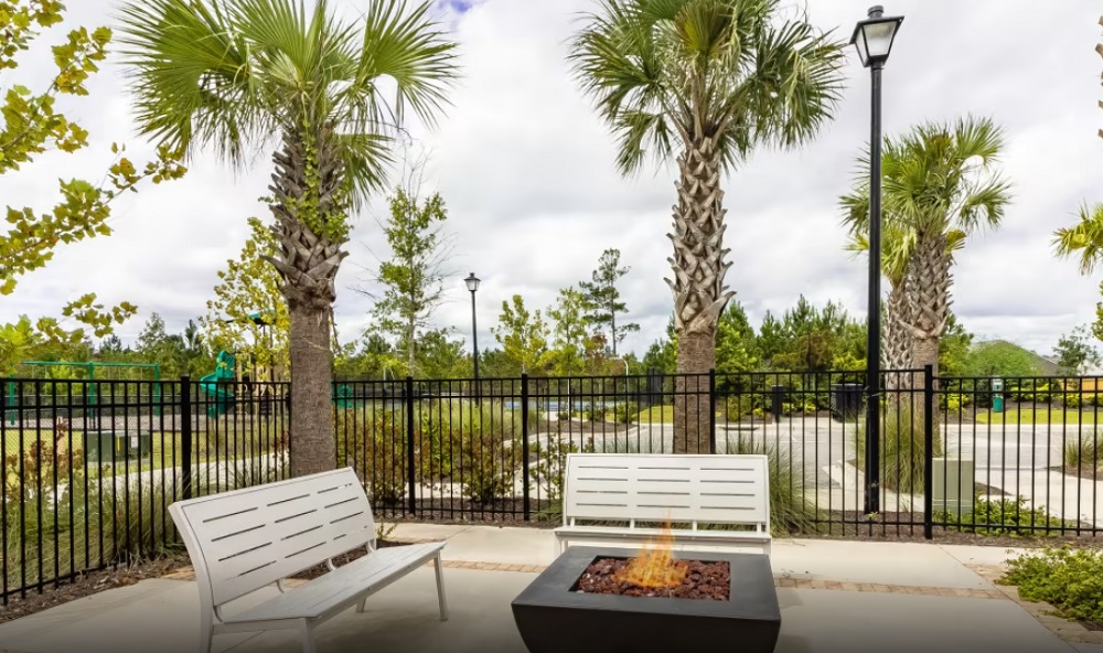 Firepit at BradfordPointe by Centex