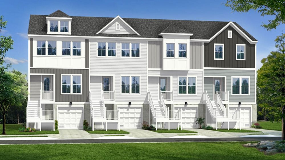 Exterior Elevated at CooperRiverTownes by DRBHomes