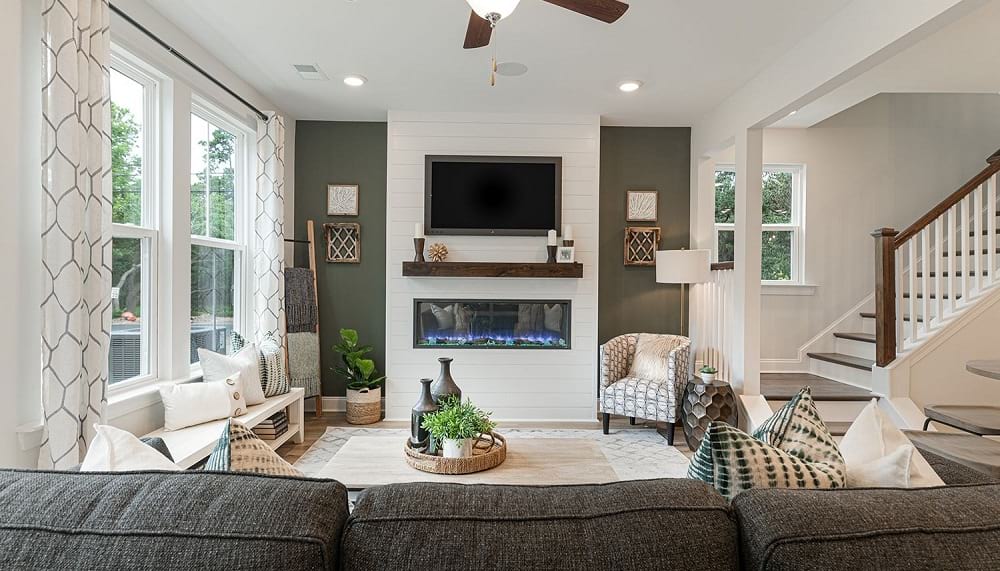 LivingRoom at CooperRiverTownes by DRBHomes