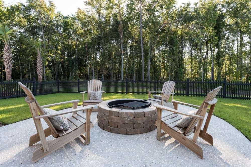 Firepit at OaksMarshView by Wieland