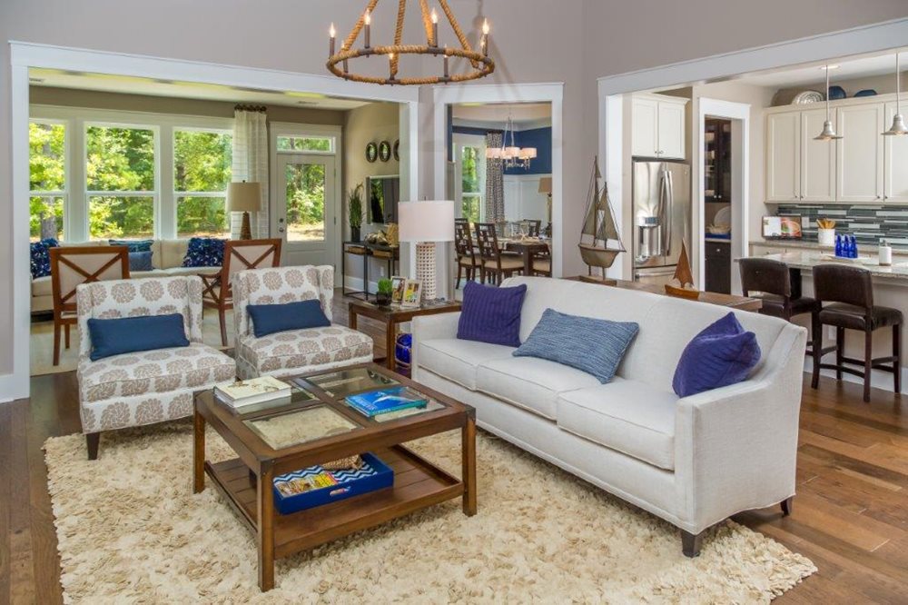 HickoryLivingRoom at ThePonds by Kolter