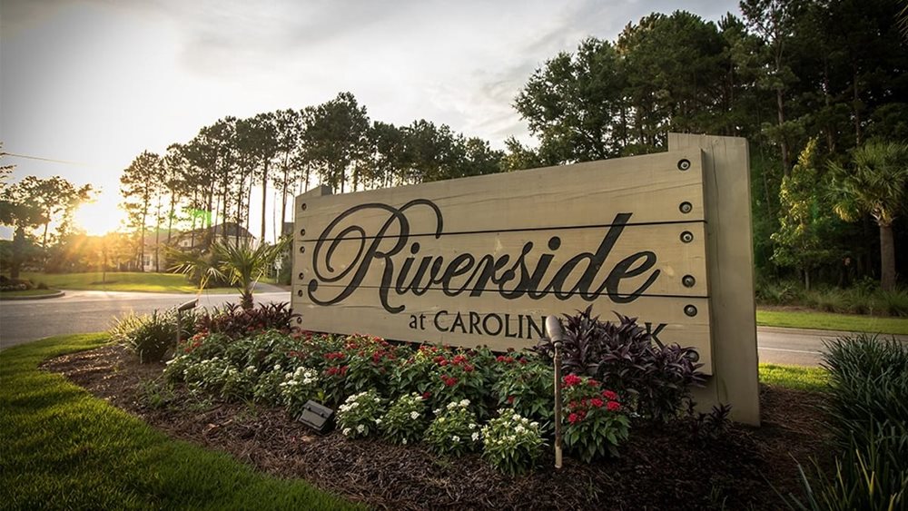 EntranceSign at RiversideCarolinaPark by Lennar