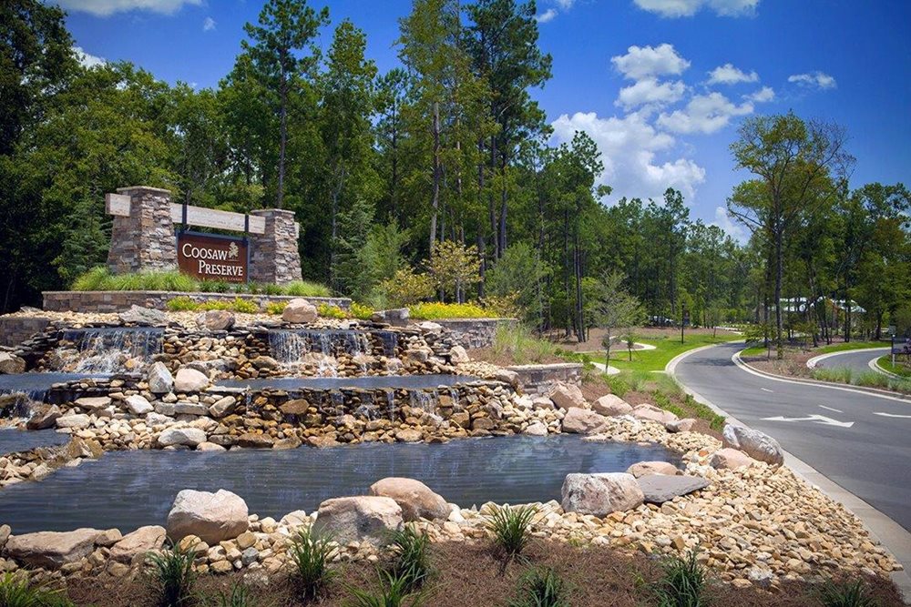 Entrance at CoosawPreserve by Lennar