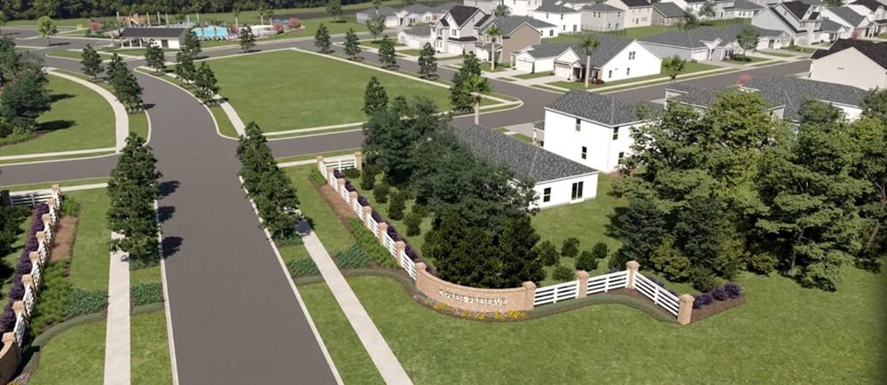 AerialRendering at CypressPreserveAC by Lennar