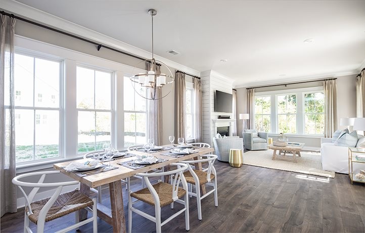 Downstairs at HamptonMill by Lennar