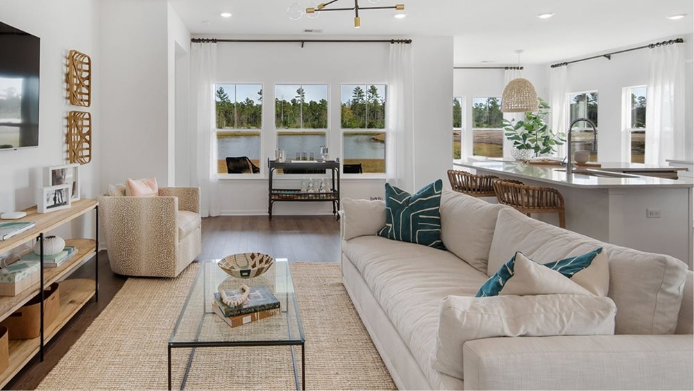 LitchfieldLivingRoom at HiltonHeadLakes by Lennar