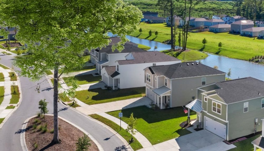 Streetscape at NewHampstead by Lennar