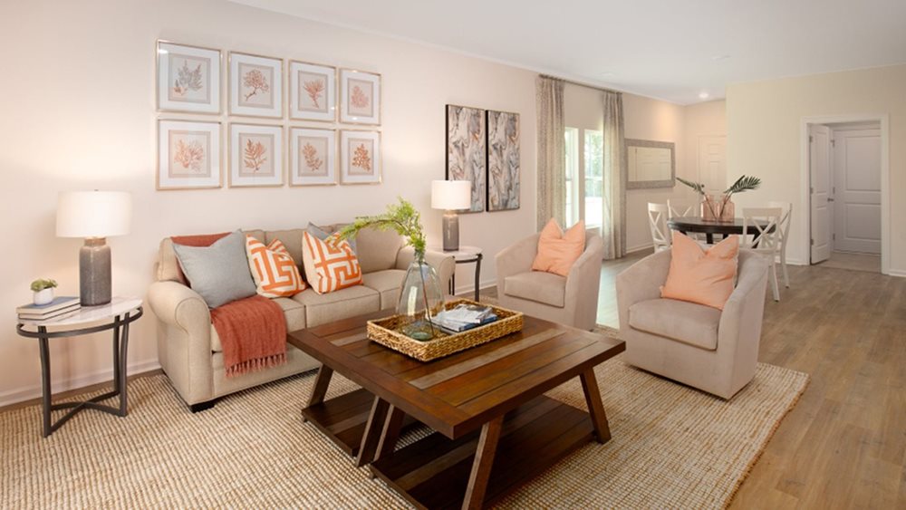 HarrisburgLivingRoom at Raindance by Lennar