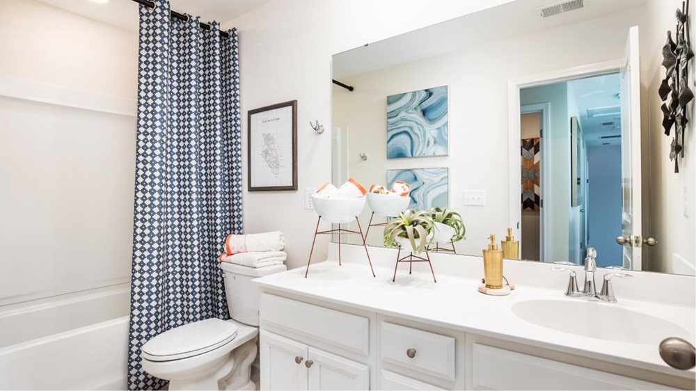 Bathroom at SaintJohnsLake by Lennar