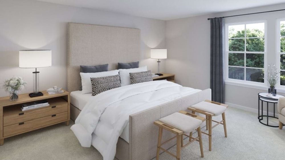 BlueHeronBedroom at SummersCorner AzaleaRidge by Lennar