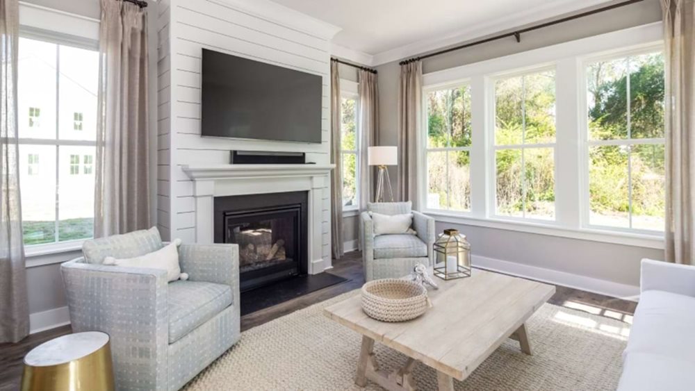 PinckneyFamilyRoom at HeronsWalkSummersCorner by Lennar