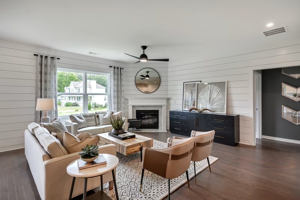 LivingRoom at CedarGlenPreserve by Pulte