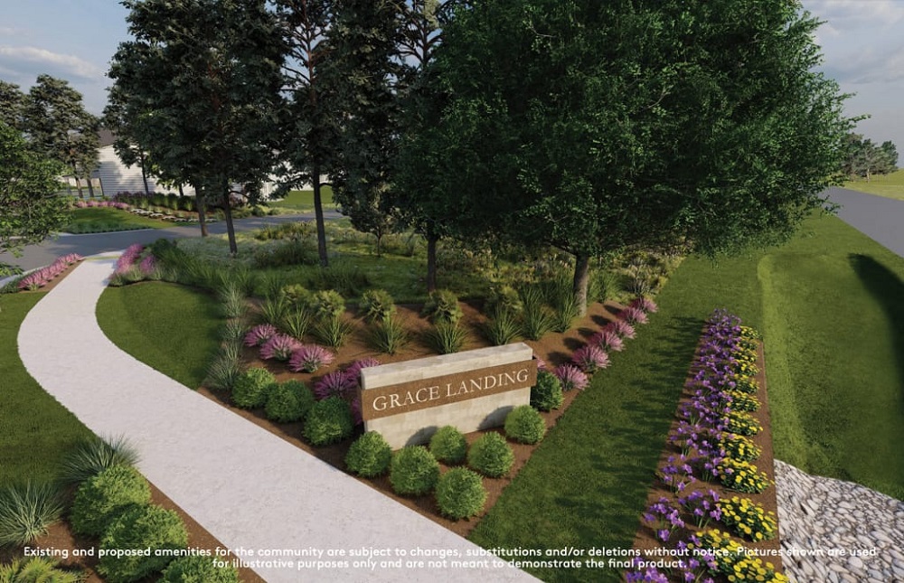 EntranceRendering at GraceLanding by Pulte