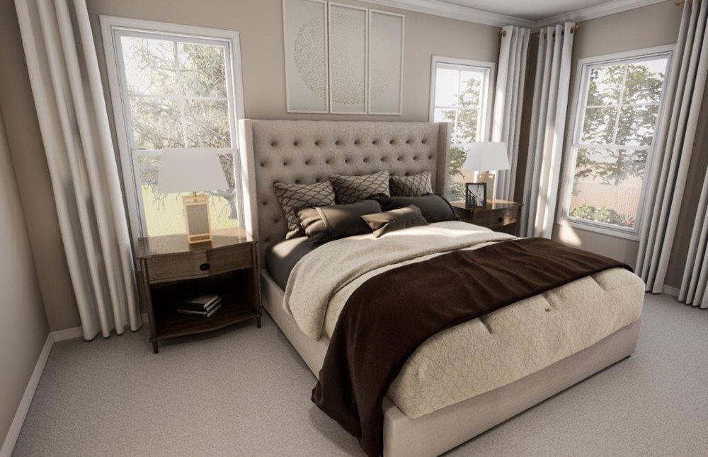 MasterBed at Harborwalk by Pulte