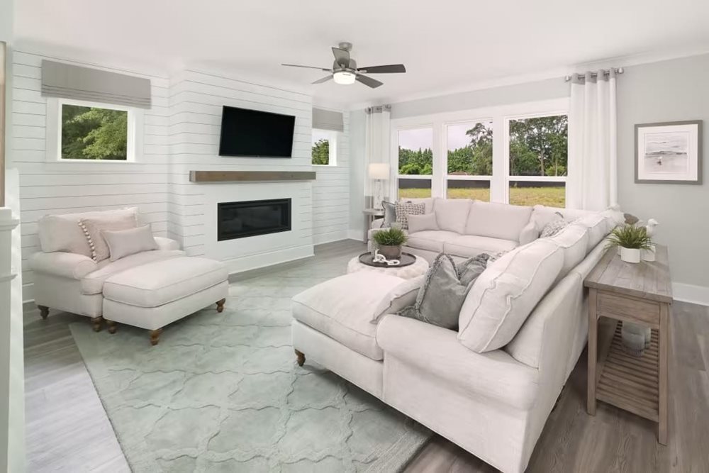 NewberryLivingRoom at Heartwood by Pulte