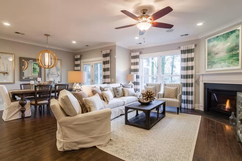 StonebrookLivingRoom at Heartwood by Pulte