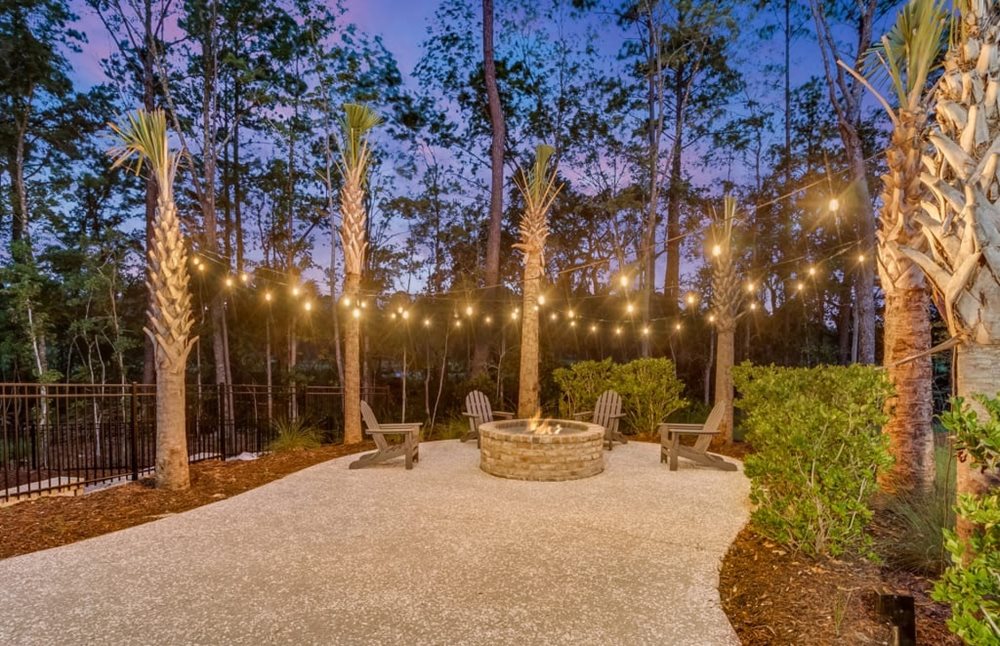 Firepit2 at MarshsideTowns by Pulte