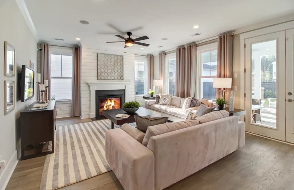 LivingRoom at Nexton by Pulte