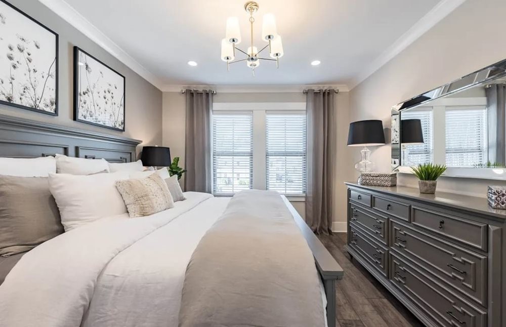 Bedroom at NextonTowns by Pulte