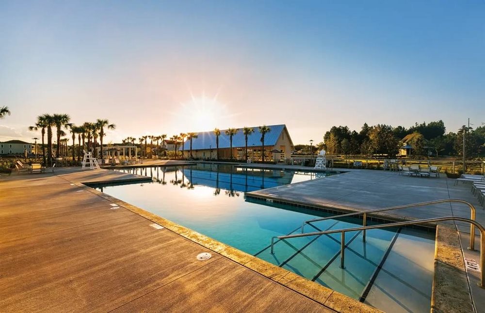 Pool at NextonTowns by Pulte