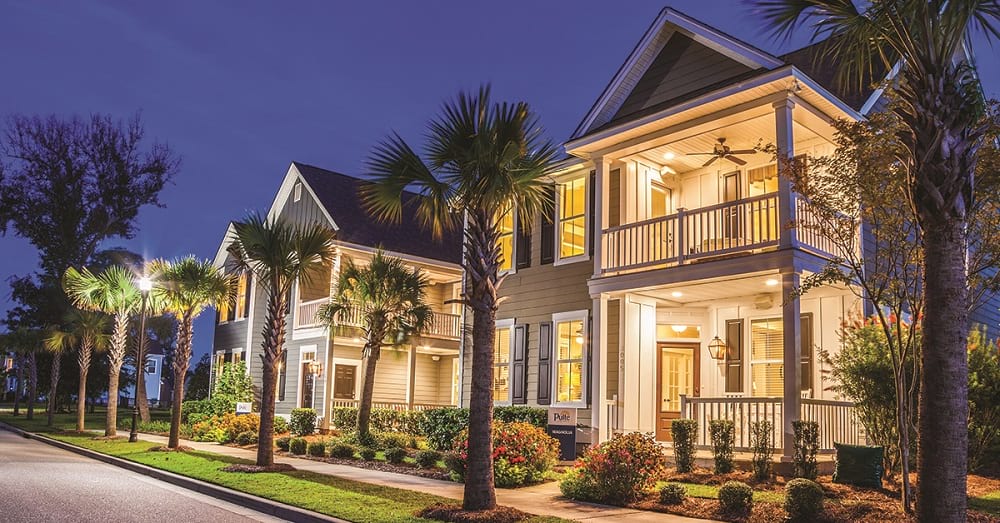 Streetscape at Oakfield by Pulte