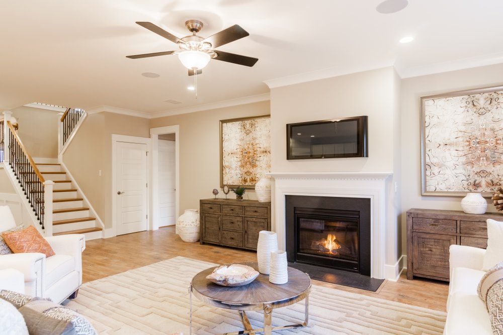 LivingRoom at OakhurstCarolinaBay by Pulte