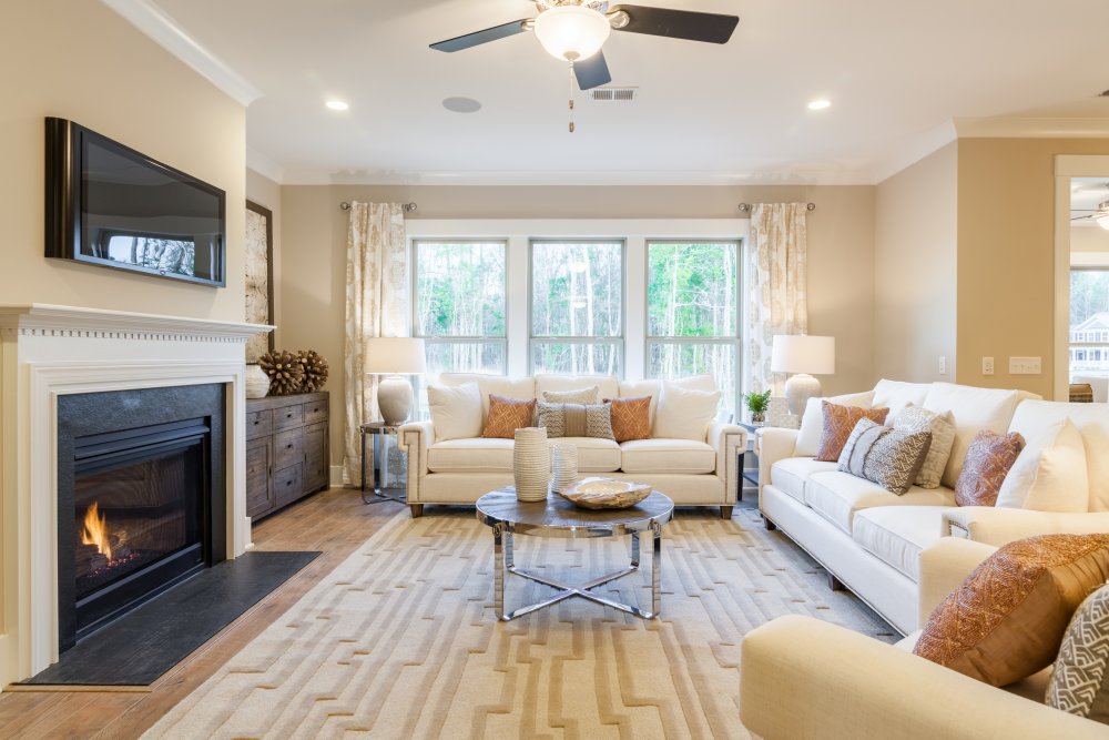 LivingRoom2 at OakhurstCarolinaBay by Pulte