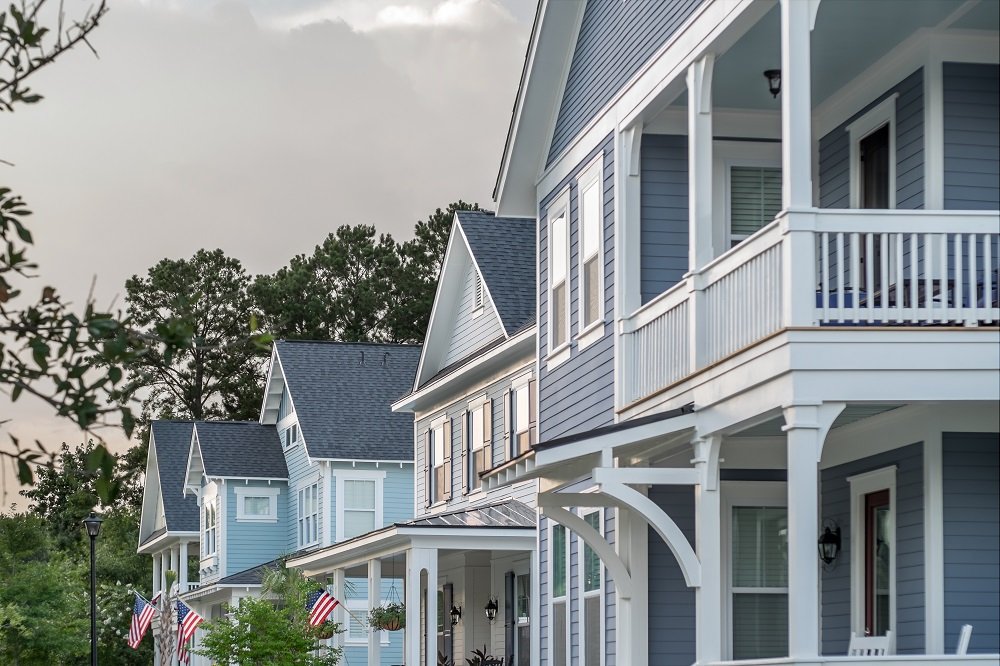 Streetscape at VillageCarolinaPark by SaussyBurbank