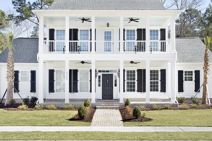 new home exterior poplar grove southeastern family homes charleston sc