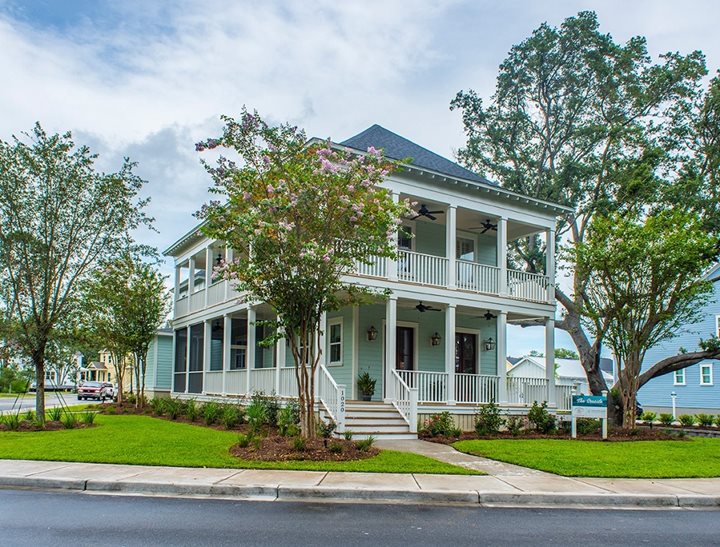 freemans point model home by frontdoor communities on james island sc