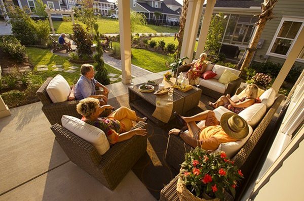Marrington Cobblestone Back Porch Epcon Communities Summerville SC