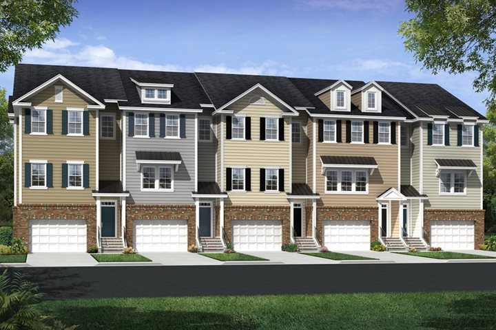 bowman park townhome rendering calatlantic mt pleasant sc