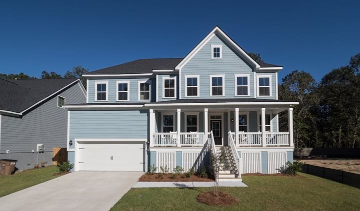 New Home Exterior Saltgrass Pointe by Dan Ryan Builders
