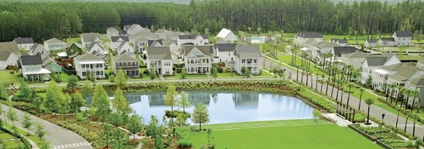 Nexton Brighton Park Village Summerville SC Aerial View