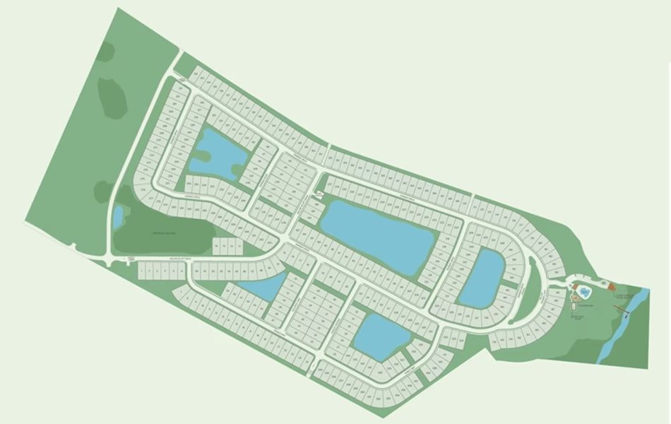 Homesite Map - Malind Bluff by Pulte Homes