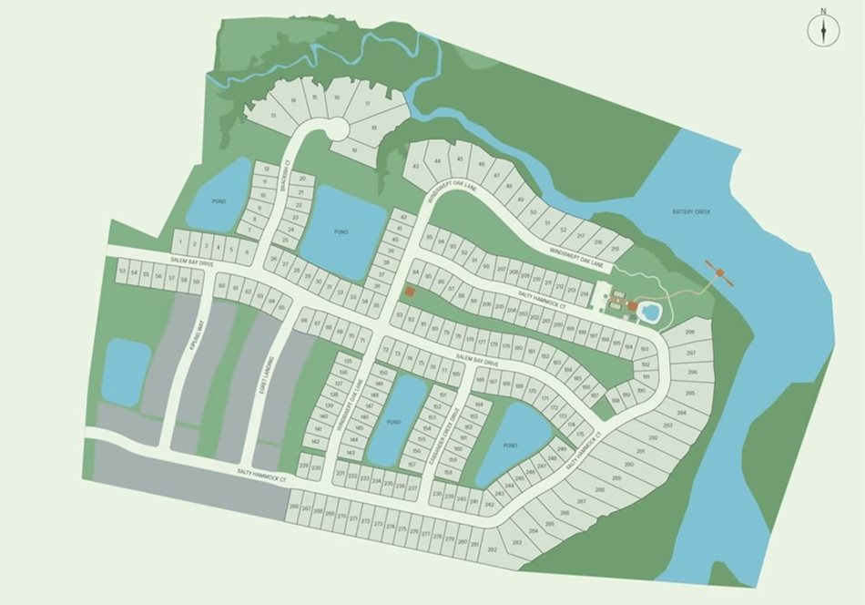 Homesite Map - Salem Bay by Pulte Homes