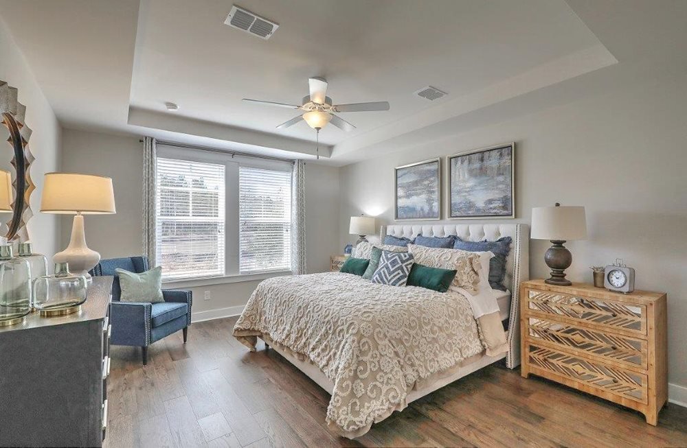JasminePoint_Beazer_MasterBed.jpg Jasmine Point Cane Bay Summerville Beazer New Home Master Bedroom