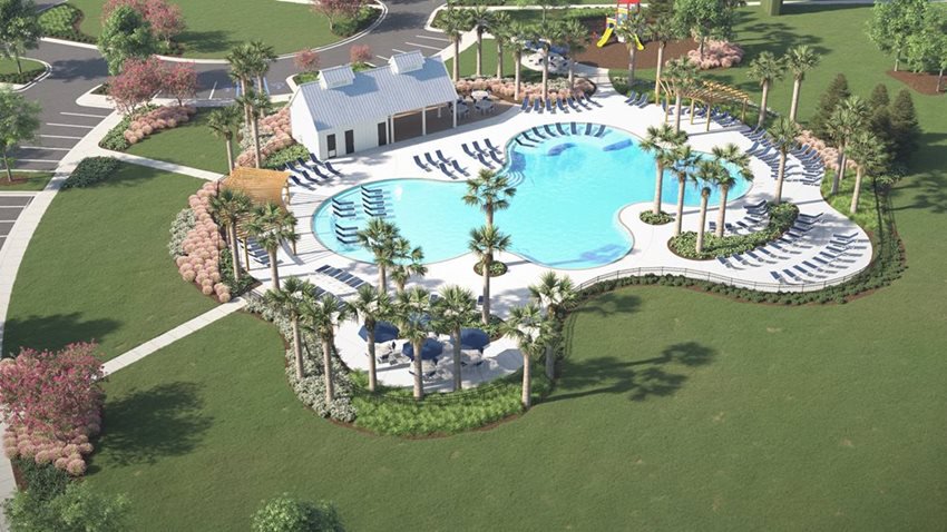 Waterside_Pool-Rendering.jpg Waterside Lakes of Cane Bay Lennar New Home Summerville SC