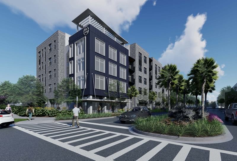 Downtown Nexton Apartments Rendering Downtown Nexton Apartments Rendering