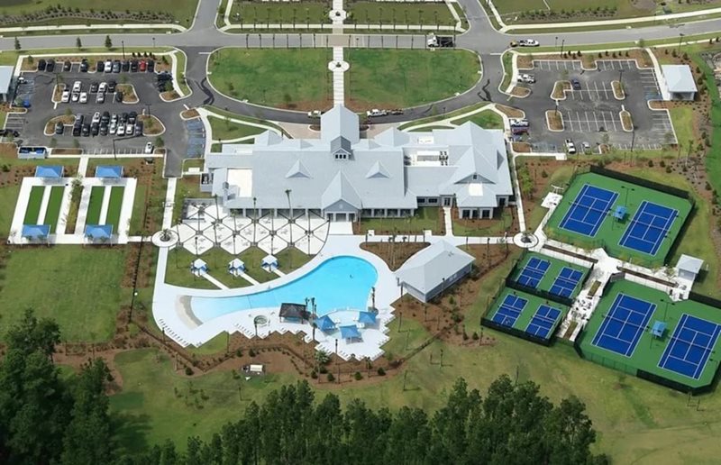 Del Webb Nexton Amenity Center Aerial