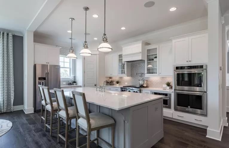 JohnWielandH_Kitchen.jpg John Wieland Homes Model Kitchen