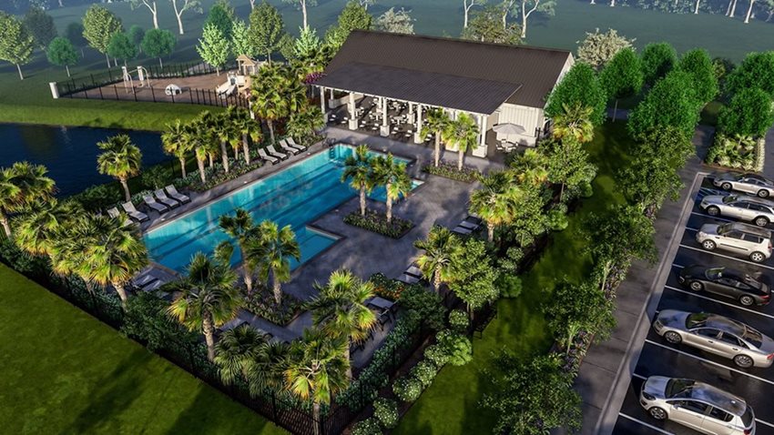 Six Oaks by Mungo Homes in Summerville - Amenity Center Rendering Six Oaks by Mungo Homes in Summerville - Amenity Center Rendering