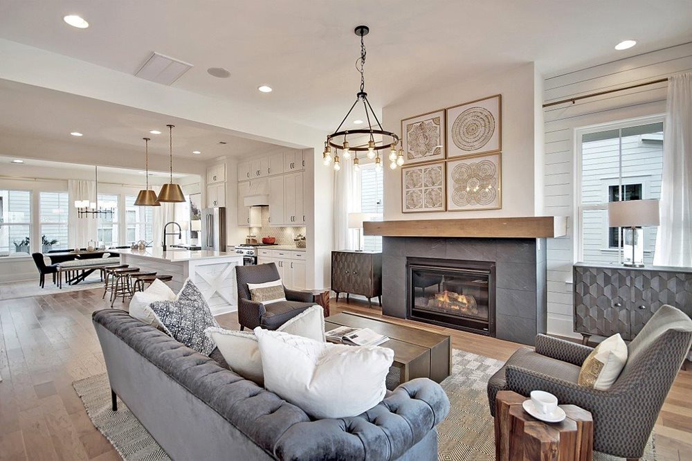 Nexton_AshtonWoodsModel_Living.jpg Nexton Ashton Woods Berkeley Model Living Room Summerville SC New Homes