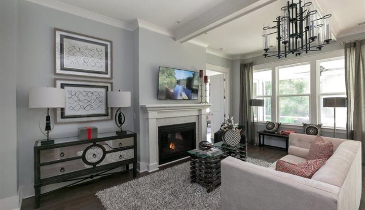 The Ponds Kolter Glenmore Model Living Room