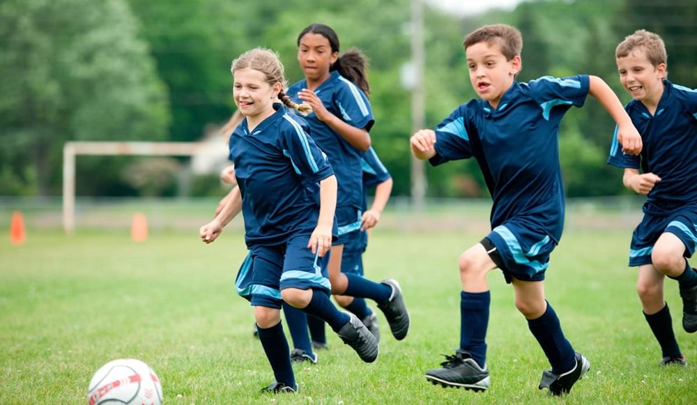 Mt Pleasant Children Playing Soccer