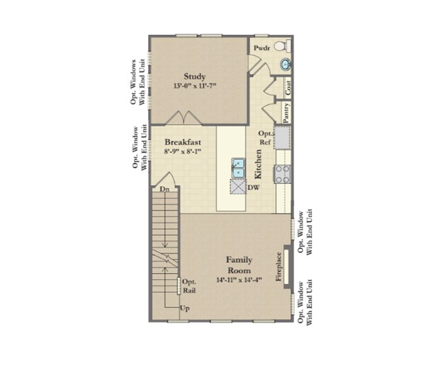 Park Circle Station North Charleston Dan Ryan Builders Floorplan