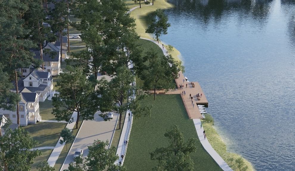Bolden Lake opening at Riverside in Carolina Park